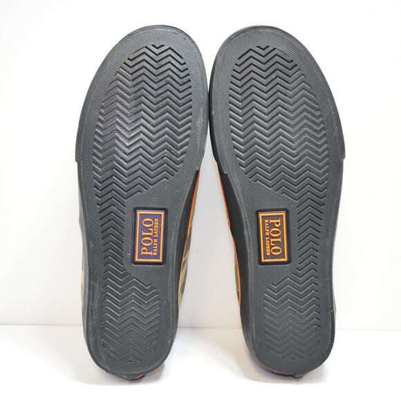 NEW POLO RALPH LAUREN KEATON SNEAKER SHOE CAMO MENS SIZE - 8.5 - Picture 6 of 9